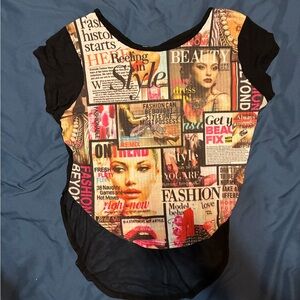 Trendy Graphic Print Women's Top